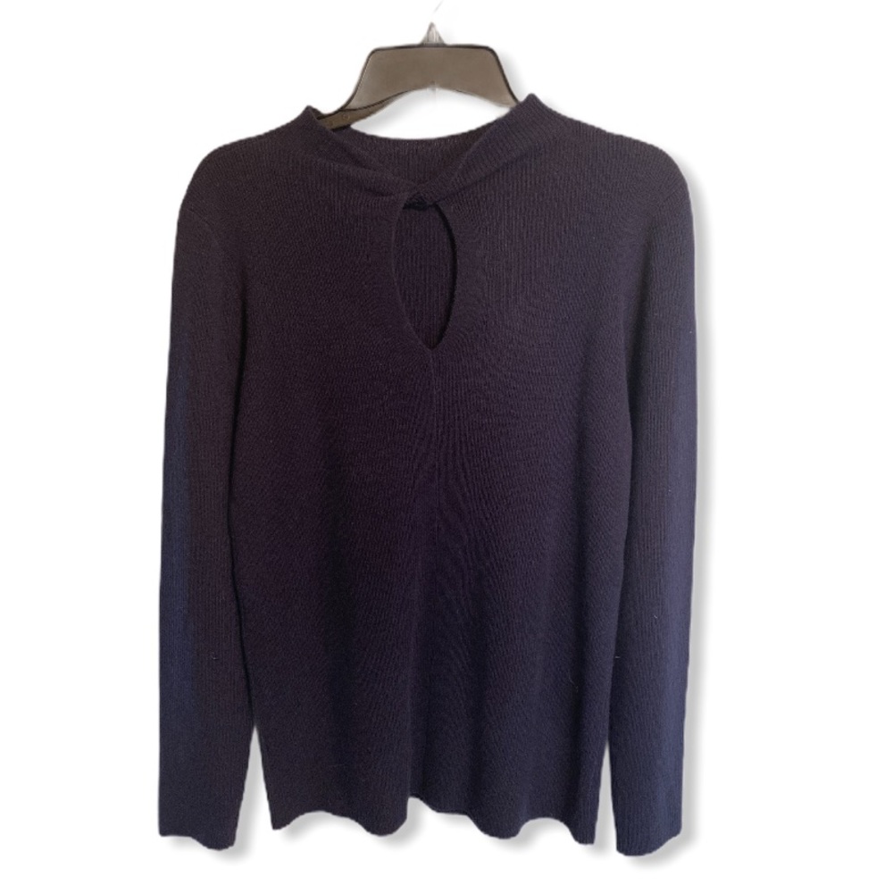 Lewit Twist Keyhole Detail Ribbed Wool & Cashmere - Picture 2 of 6